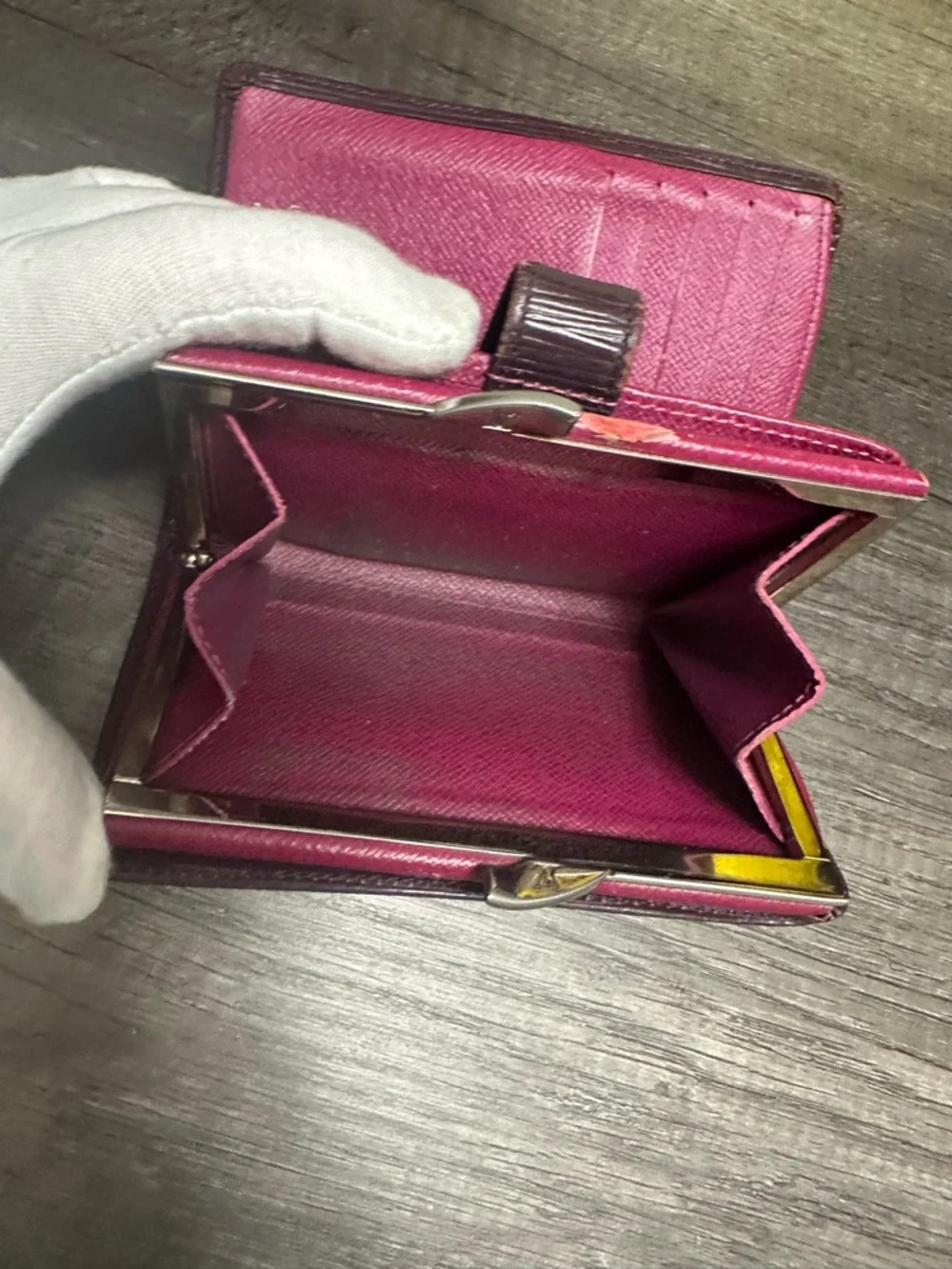 Louis Vuitton Epi Leather French Purse Wallet